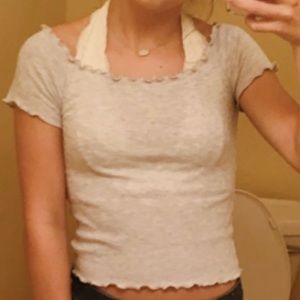 Brandy Melville - Grey Anya Top
